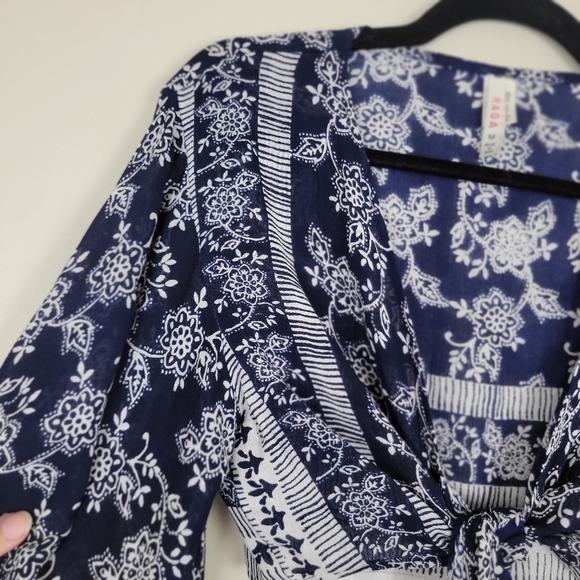 Raga (Anthropologie) Tie Front Top - Picture 3 of 7